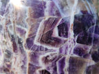 Polished Large Purple Chevron Amethyst Standing Display Piece x 1 From Madagascar - Toprock Gemstones and Minerals 