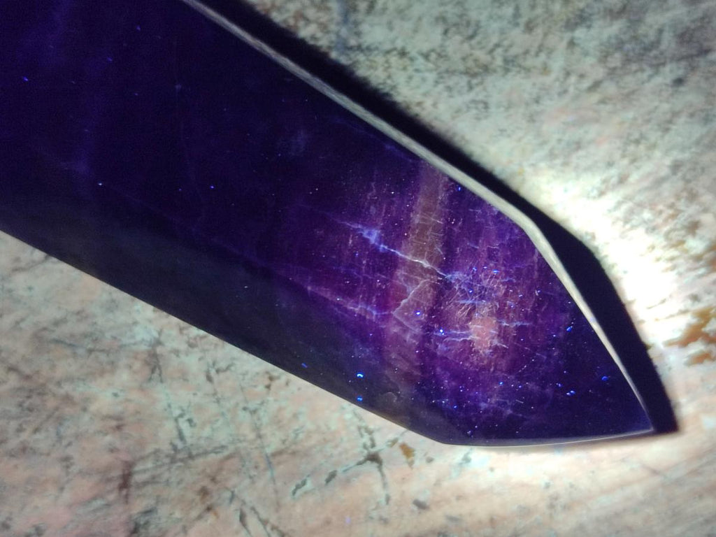 Polished Large Sodalite Display Crystals x 2 From Kunene River, Namibia