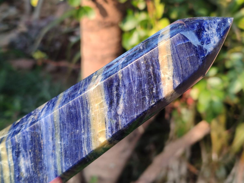 Polished Large Sodalite Display Towers x 2 From Kunene River, Namibia - Toprock Gemstones and Minerals 