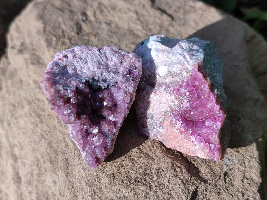 Natural Mini Spherocobaltite Specimens x 20 From Musonoi Mine, Congo - Toprock Gemstones and Minerals 