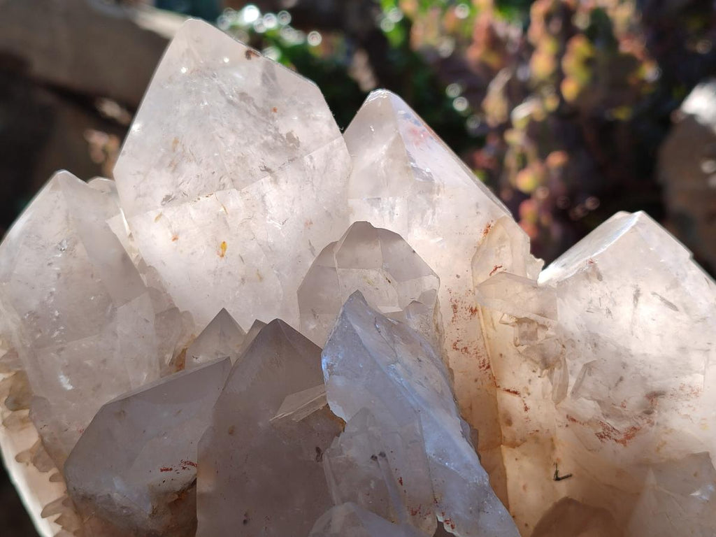 Natural XL Smokey Angolan Quartz Cluster with Polished Terminations x 1 From Angola - Toprock Gemstones and Minerals 