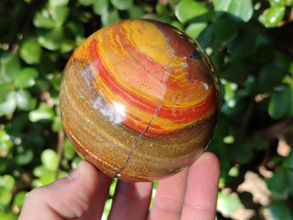 Polished Ocean Jasper Spheres x 3 From Northwest Coast, Madagascar - Toprock Gemstones and Minerals 
