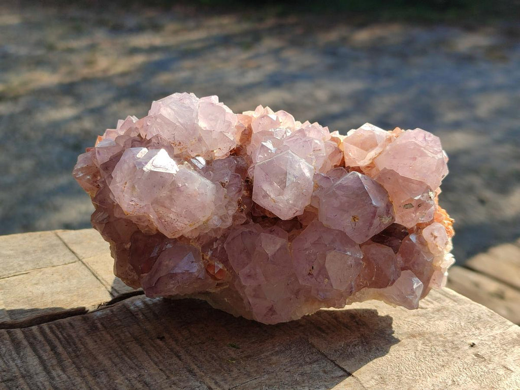 Natural Spirit Amethyst Clusters x 2 From Boekenhouthoek, South Africa - Toprock Gemstones and Minerals 