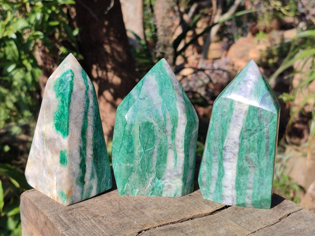 Polished Buddstone Display Crystals x 2 From Swaziland - Toprock Gemstones and Minerals 
