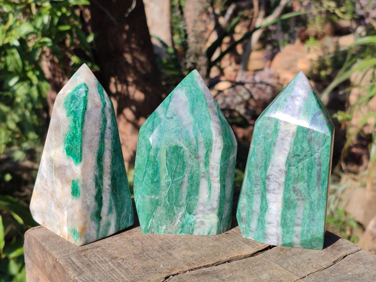 Polished Buddstone Display Crystals x 2 From Swaziland - Toprock Gemstones and Minerals 