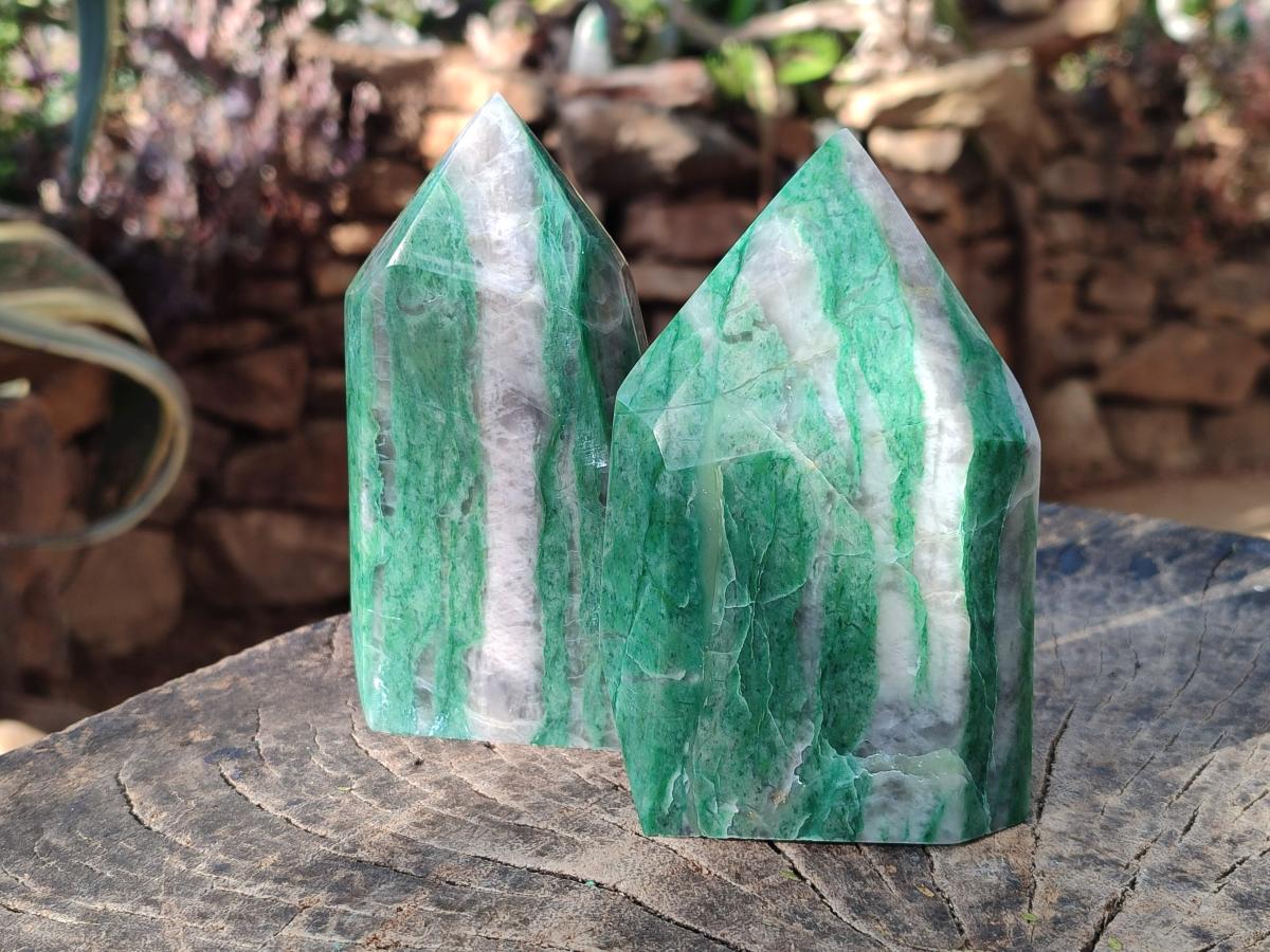 Polished Buddstone Display Crystals x 2 From Swaziland - Toprock Gemstones and Minerals 