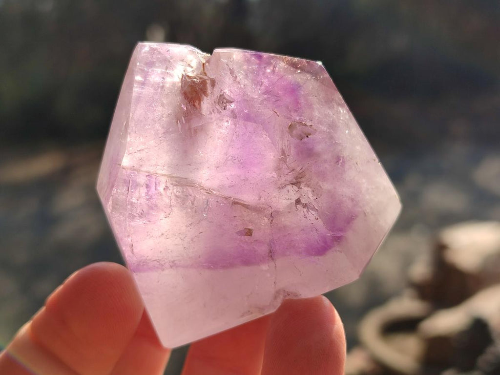 Polished Mixed Multi Mineral Double Terminated Crystals x 6 From Madagascar - Toprock Gemstones and Minerals 