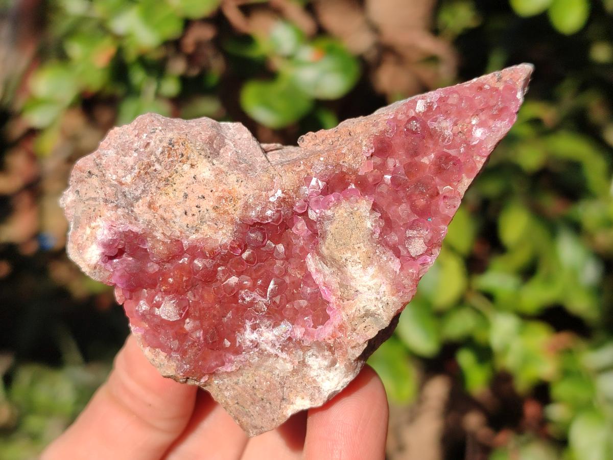 Natural Spherocobaltite Specimens x 6 From Musonoi Mine, Congo - Toprock Gemstones and Minerals 