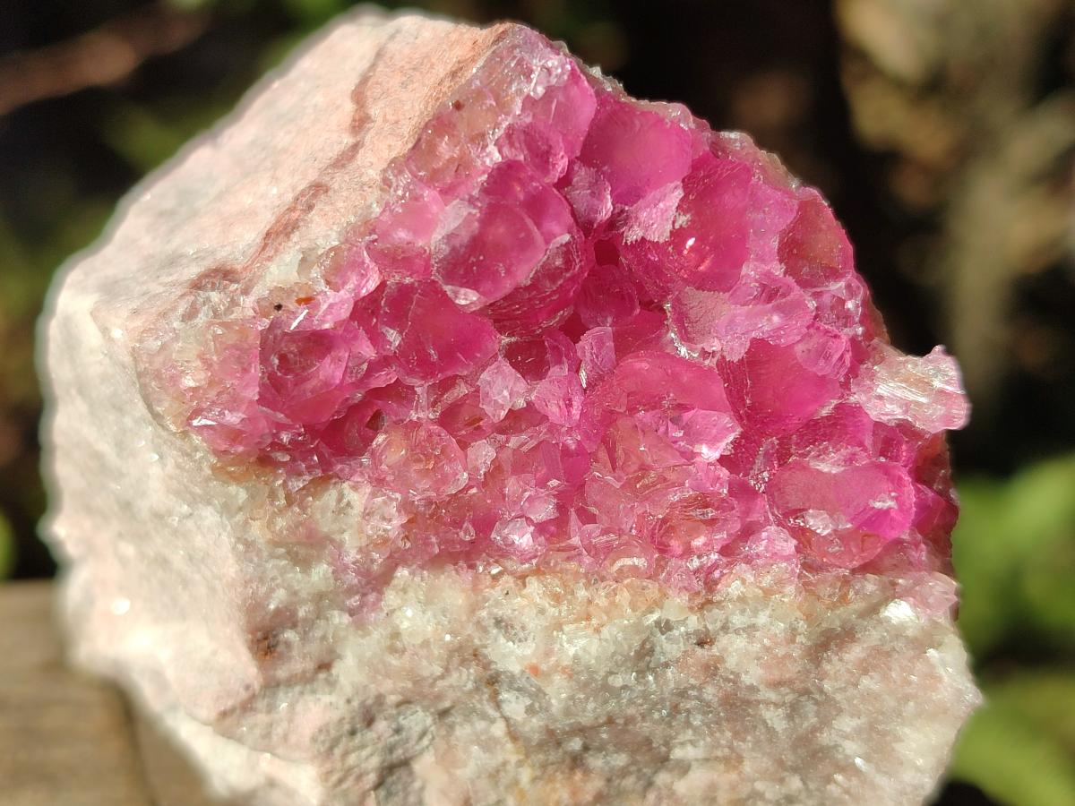 Natural Spherocobaltite Specimens x 6 From Musonoi Mine, Congo - Toprock Gemstones and Minerals 