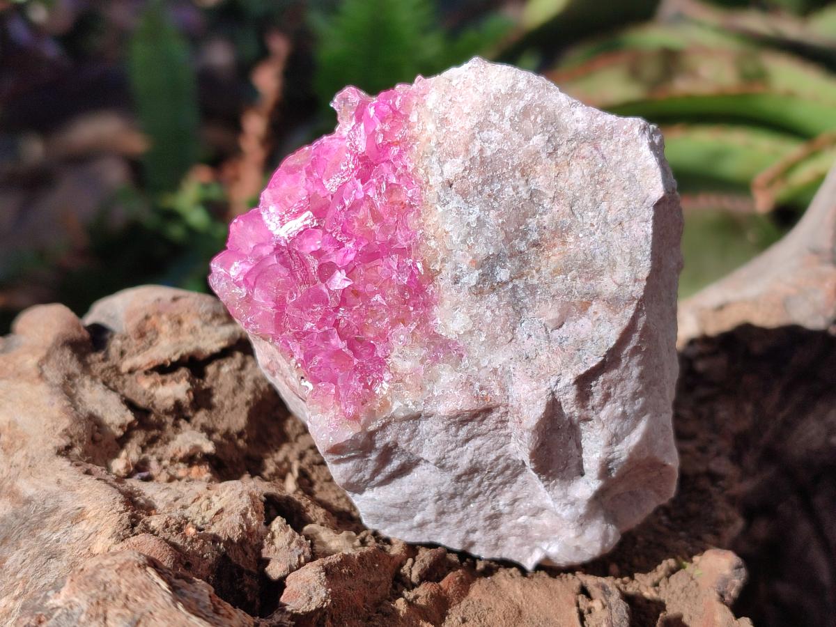 Natural Spherocobaltite Specimens x 6 From Musonoi Mine, Congo - Toprock Gemstones and Minerals 