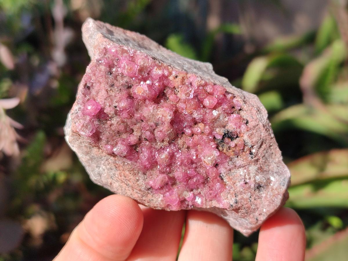 Natural Spherocobaltite Specimens x 6 From Musonoi Mine, Congo - Toprock Gemstones and Minerals 