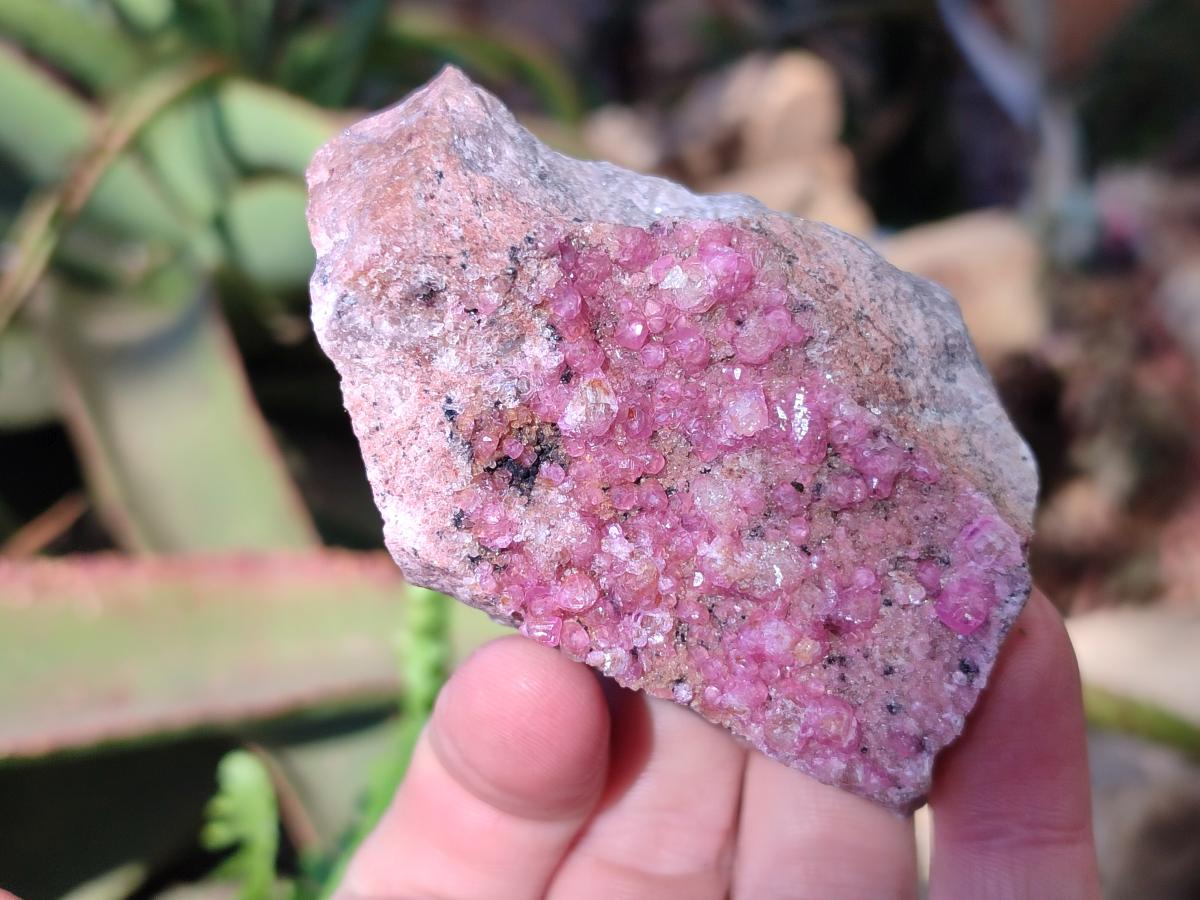 Natural Spherocobaltite Specimens x 6 From Musonoi Mine, Congo - Toprock Gemstones and Minerals 