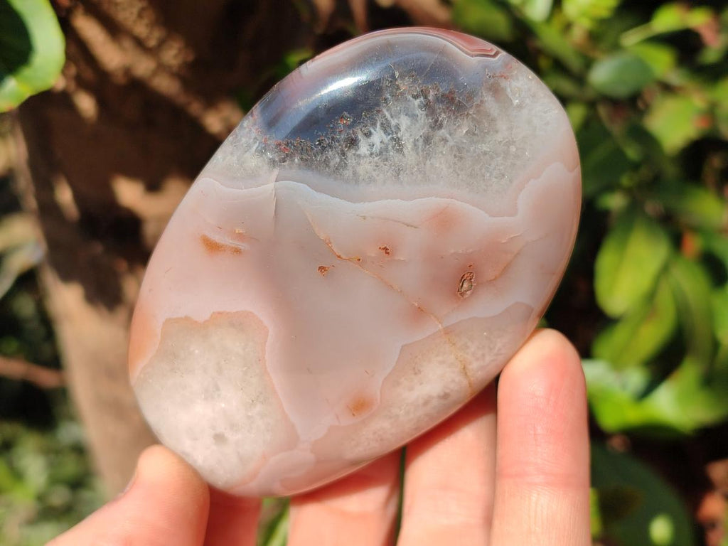 Polished Red Shashe River Agate Standing Display Pieces and Free Forms x 6 From Shashe River, Zimbabwe - Toprock Gemstones and Minerals 