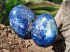Polished Rare Dumortierite Galets x 24 From Madagascar - Toprock Gemstones and Minerals 