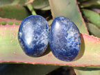 Polished Rare Dumortierite Galets x 24 From Madagascar - Toprock Gemstones and Minerals 