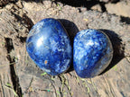 Polished Rare Dumortierite Galets x 24 From Madagascar - Toprock Gemstones and Minerals 