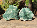 Natural Green Cubic Fluorite Specimens x 6 From Mandrosonoro, Madagascar - Toprock Gemstones and Minerals 
