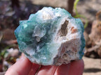 Natural Green Cubic Fluorite Specimens x 6 From Mandrosonoro, Madagascar - Toprock Gemstones and Minerals 