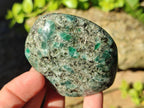 Polished Small Emerald Mica 'Mutokolite' Standing Display Pieces x 6 From Mutoko, Zimbabwe - Toprock Gemstones and Minerals 