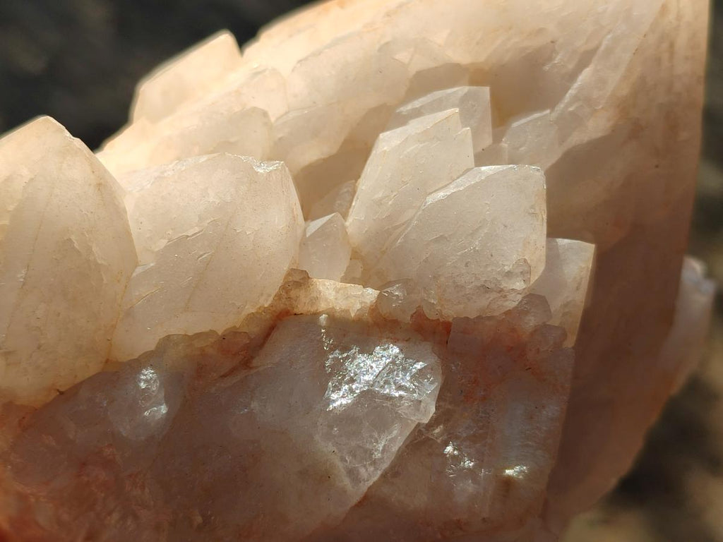 Natural Cascading "Anananas" Candle Quartz Clusters x 3 From Antsirabe, Madagascar - Toprock Gemstones and Minerals 