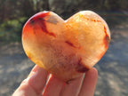 Polished Lemur Island Agate Hearts x 4 From Nosy Varika, Madagascar - Toprock Gemstones and Minerals 