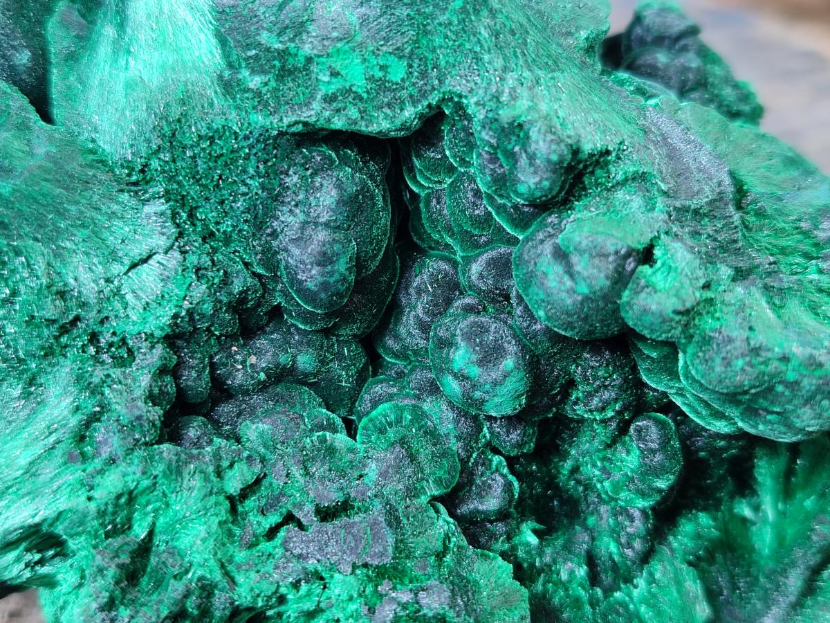 Natural Silky Malachite Specimens x 2 From Kasompe, Congo - Toprock Gemstones and Minerals 