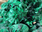 Natural Silky Malachite Specimens x 2 From Kasompe, Congo - Toprock Gemstones and Minerals 