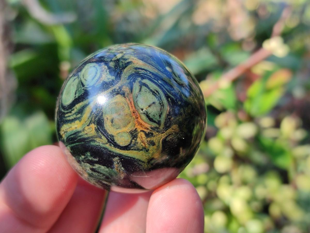 Polished Stromatolite "Kambaba Jasper" Spheres x 12 From Katsepy, Madagascar - Toprock Gemstones and Minerals 