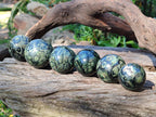 Polished Stromatolite "Kambaba Jasper" Spheres x 12 From Katsepy, Madagascar - Toprock Gemstones and Minerals 