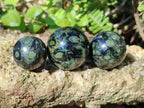 Polished Stromatolite "Kambaba Jasper" Spheres x 12 From Katsepy, Madagascar - Toprock Gemstones and Minerals 