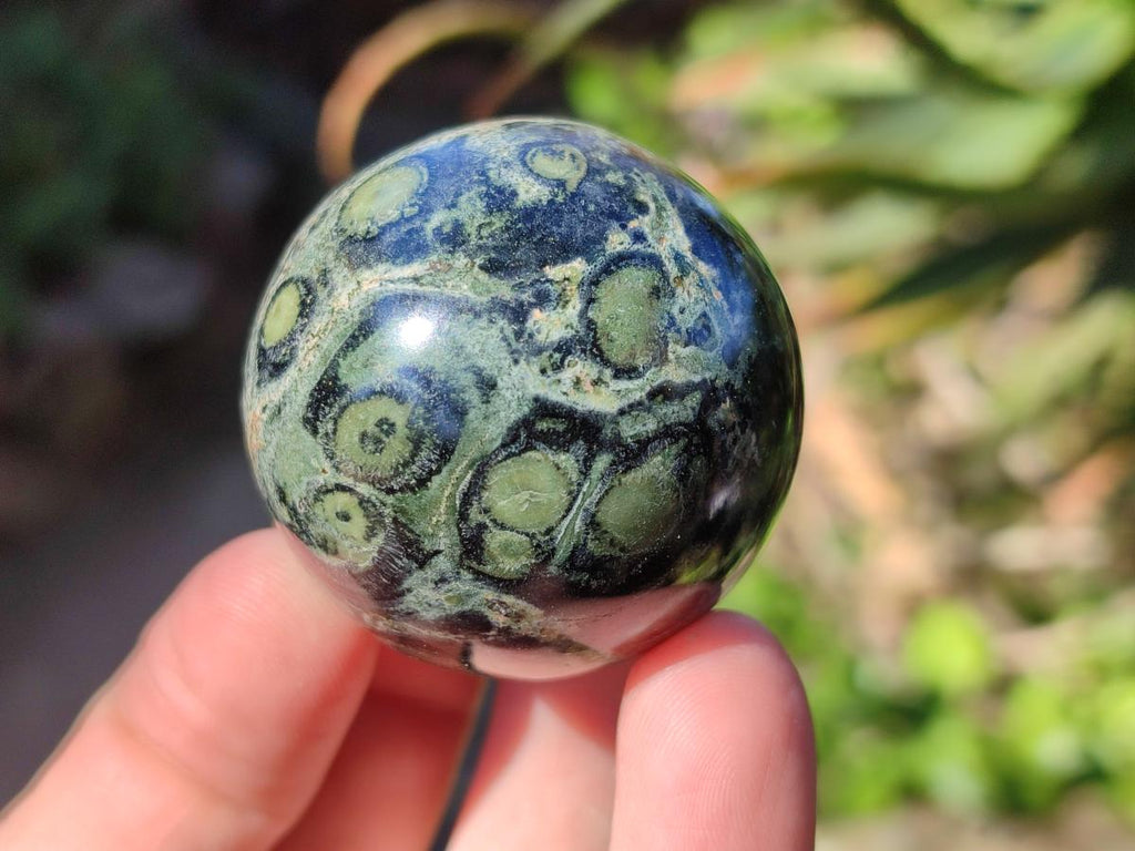 Polished Stromatolite "Kambaba Jasper" Spheres x 12 From Katsepy, Madagascar - Toprock Gemstones and Minerals 