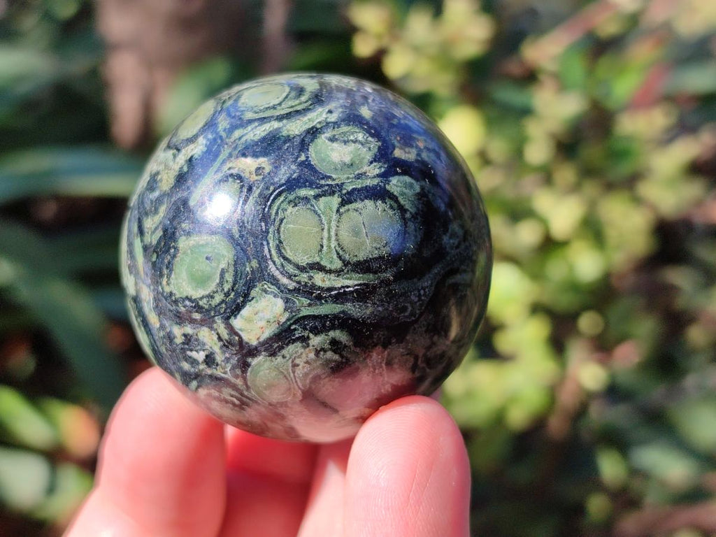 Polished Stromatolite "Kambaba Jasper" Spheres x 12 From Katsepy, Madagascar - Toprock Gemstones and Minerals 