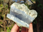 Natural Large Blue Lace Agate Geode Specimens x 6 From Nsanje, Malawi - Toprock Gemstones and Minerals 