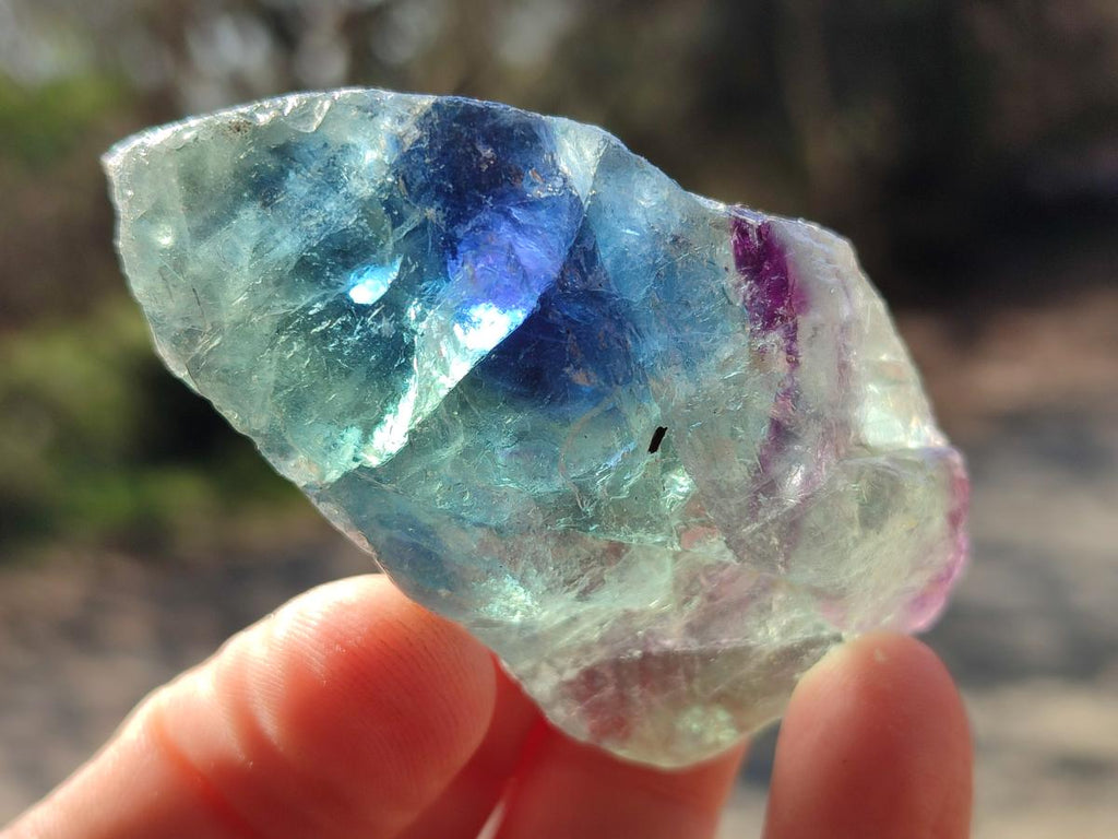 Natural Watermelon Fluorite Cobbed Specimens x 35 From Uis, Namibia - Toprock Gemstones and Minerals 