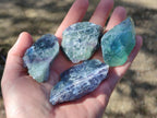 Natural Watermelon Fluorite Cobbed Specimens x 35 From Uis, Namibia - Toprock Gemstones and Minerals 