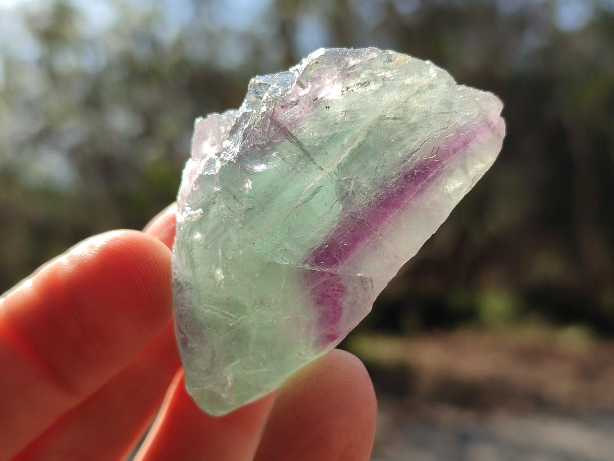 Natural Watermelon Fluorite Cobbed Specimens x 35 From Uis, Namibia - Toprock Gemstones and Minerals 