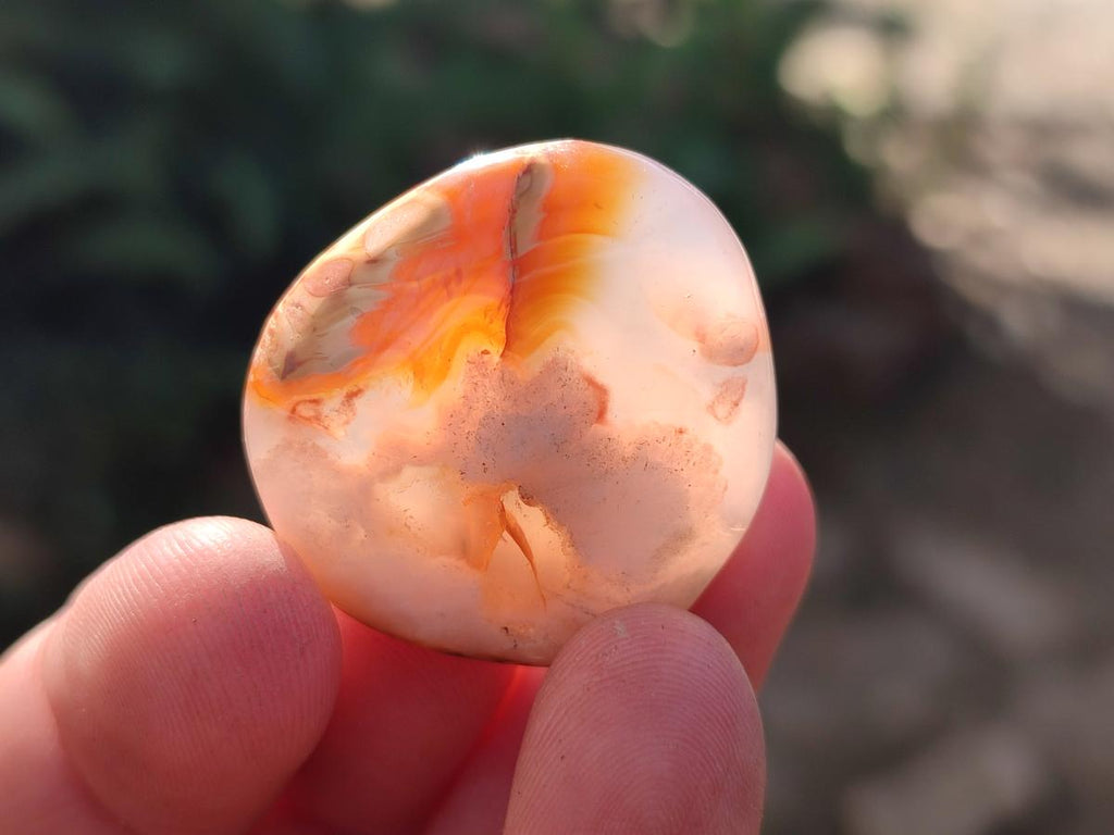 Polished Small Flower Agate Jewellery Free Forms x 70 From Antsahalova, Madagascar - Toprock Gemstones and Minerals 