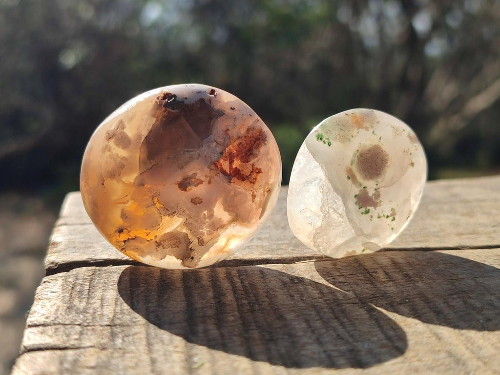 Polished Small Flower Agate Jewellery Free Forms x 70 From Antsahalova, Madagascar - Toprock Gemstones and Minerals 