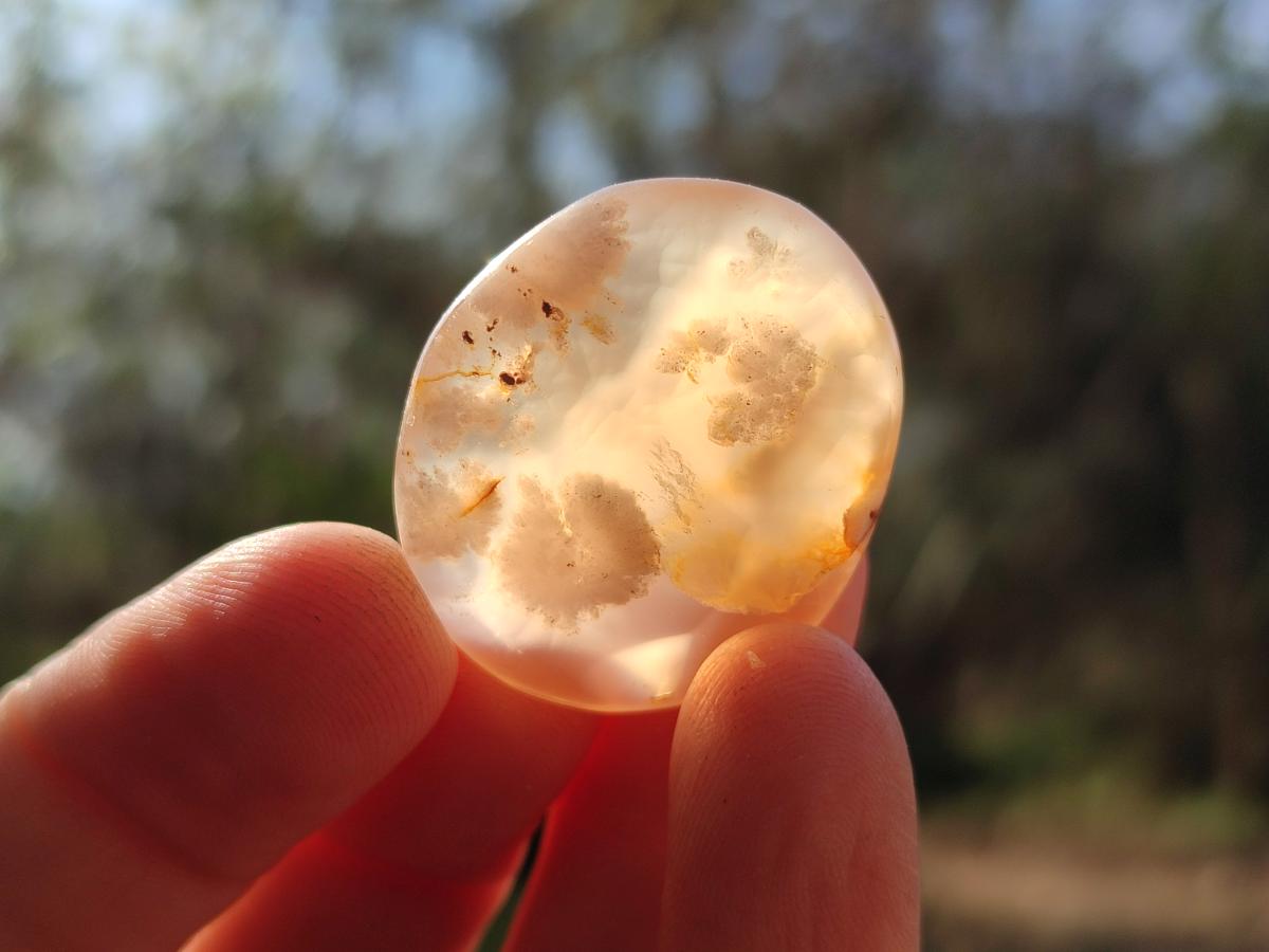 Polished Small Flower Agate Jewellery Free Forms x 70 From Antsahalova, Madagascar - Toprock Gemstones and Minerals 