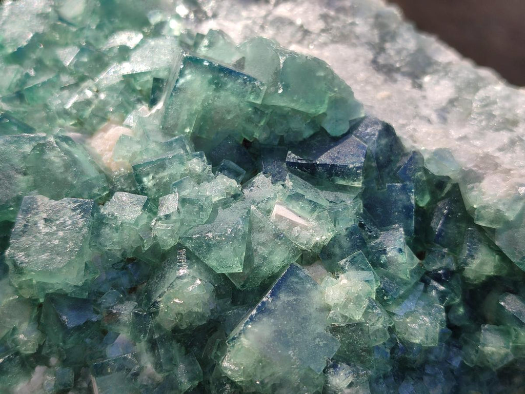 Natural Large Green Cubic Fluorite Specimen x 1 From Mandrosonoro, Madagascar - Toprock Gemstones and Minerals 