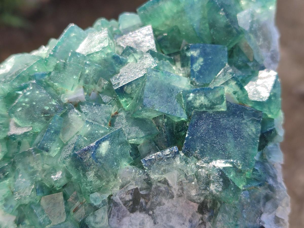 Natural Large Green Cubic Fluorite Specimen x 1 From Mandrosonoro, Madagascar - Toprock Gemstones and Minerals 