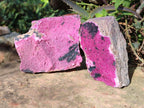 Natural Large Cabinet Sized Salrose Cobaltoan Dolomite Specimens x 3 From Kakanda, Congo - Toprock Gemstones and Minerals 