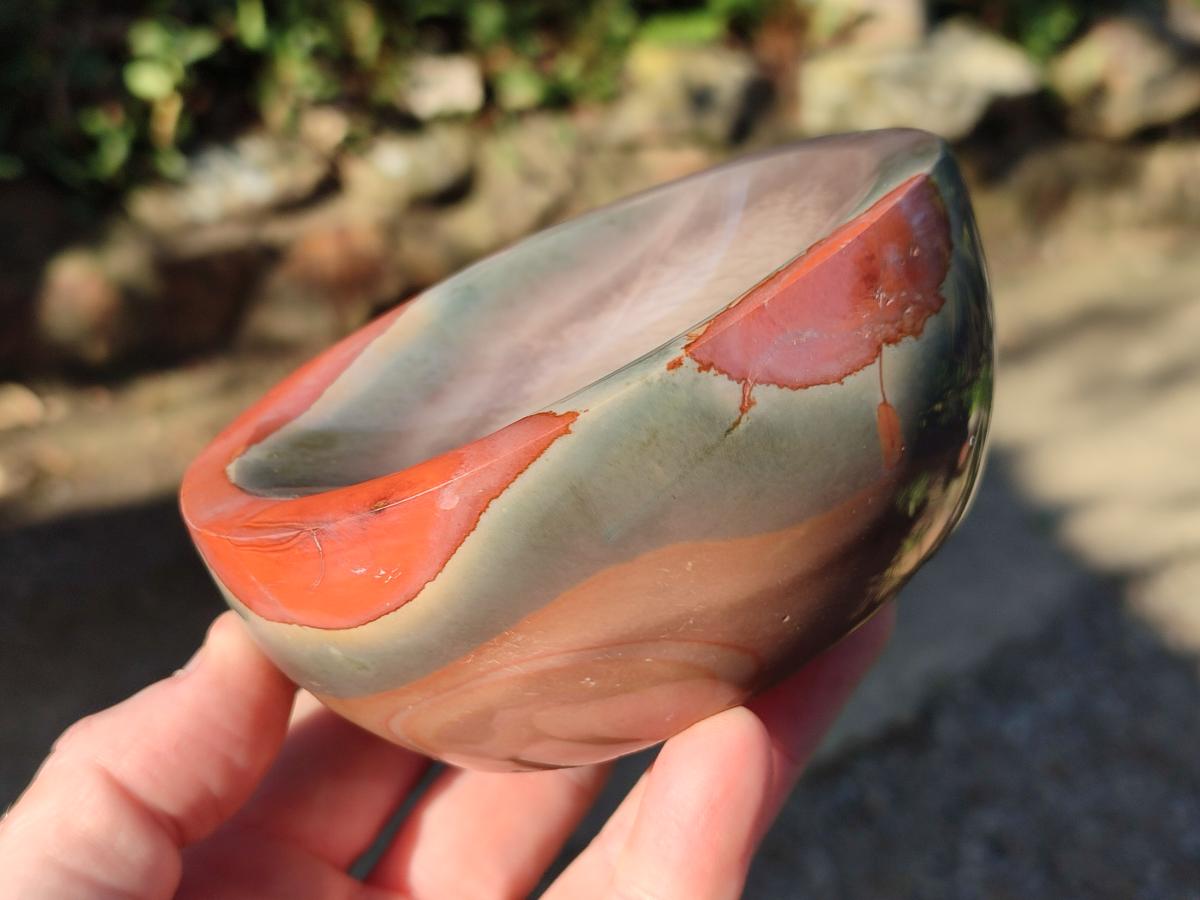 Polished Polychrome Jasper Bowls x 2 From NW Coast, Madagascar - Toprock Gemstones and Minerals 