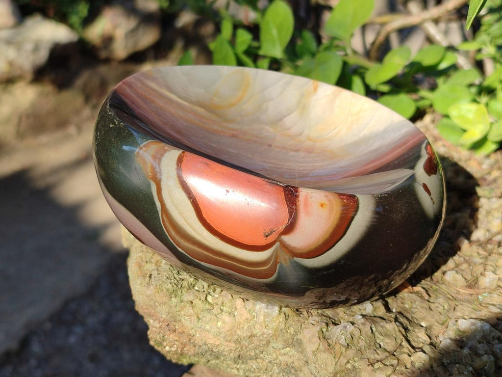Polished Polychrome Jasper Bowls x 2 From NW Coast, Madagascar - Toprock Gemstones and Minerals 