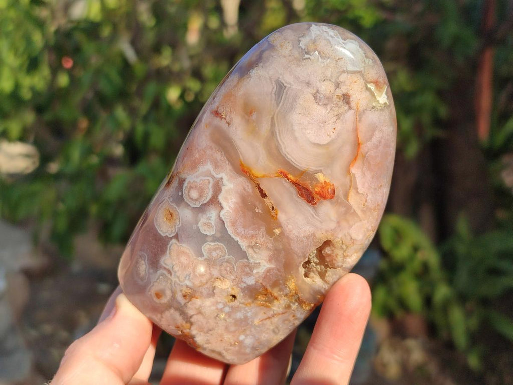 Polished Flower Agate Standing Display Pieces x 3 From Antsahalova, Madagascar - Toprock Gemstones and Minerals 