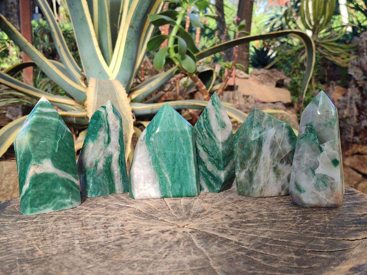 Polished Buddstone Display Crystals x 6 From Swaziland - Toprock Gemstones and Minerals 