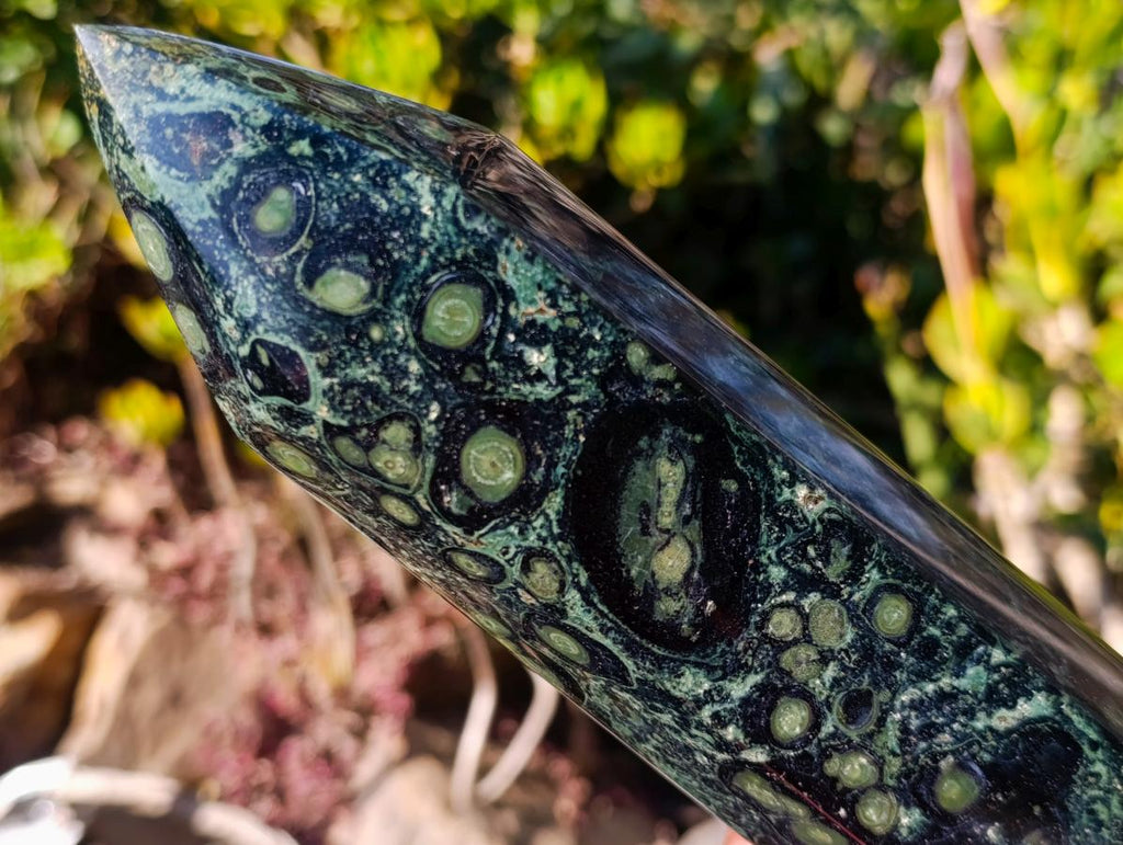 Polished XL Stromatolite "Kambamba Jasper" Display Crystal x 1 From Katsepy, Madagascar