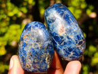 Polished Rare Dumortierite Galets x 24 From Madagascar