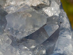 Natural Blue Celestite Geode Specimens x 3 From Sakoany, Madagascar