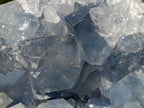 Natural Blue Celestite Geode Specimens x 3 From Sakoany, Madagascar